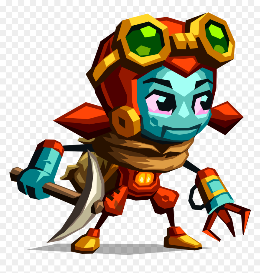 Steamworld Dig 2 Dorothy With Pickaxe - Steamworld Dig 2 Characters, HD Png Download - dorothy png