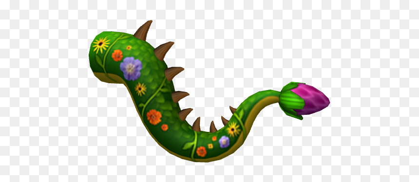 Springtime Dragon Tail - Png Dragon Tail, Transparent Png - dragon tail png