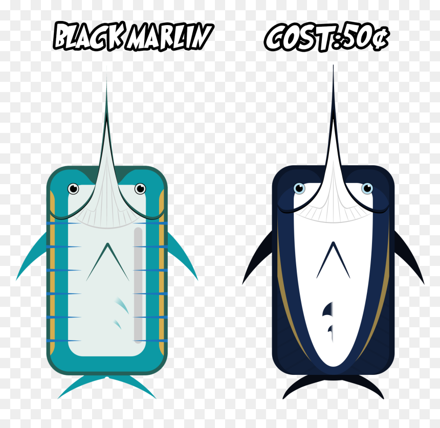 Black Marlin Deeeep Io, HD Png Download - marlin png