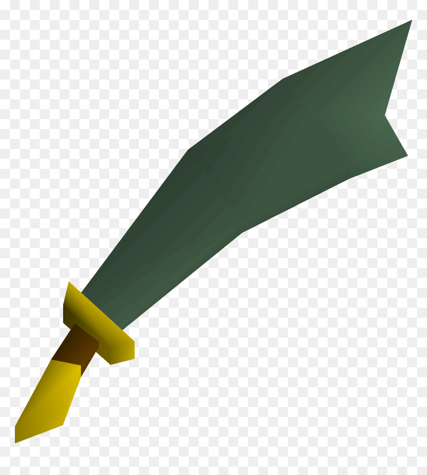 Old School Runescape Wiki - Old School Runescape Scimitar, HD Png Download - scimitar png