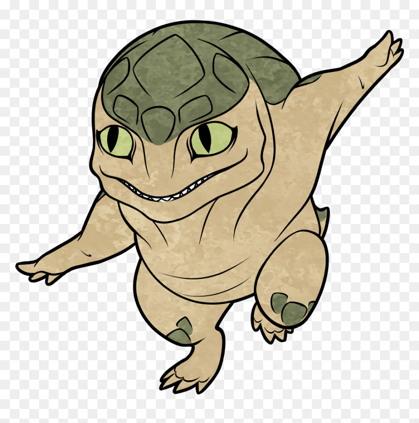 Bb Krogan - Cartoon, HD Png Download - mass effect reaper png