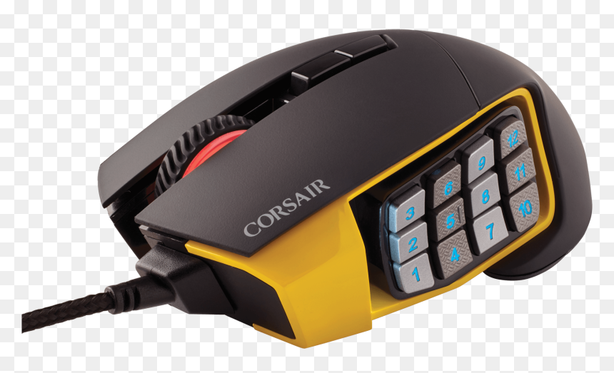 Corsair Gaming Scimitar Pro Rgb, HD Png Download - scimitar png