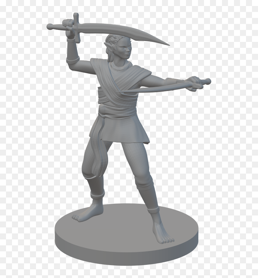 Figurine, HD Png Download - scimitar png