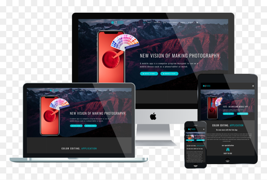 Premium Private App Joomla Template - Responsive Web Design, HD Png Download - app icon template png
