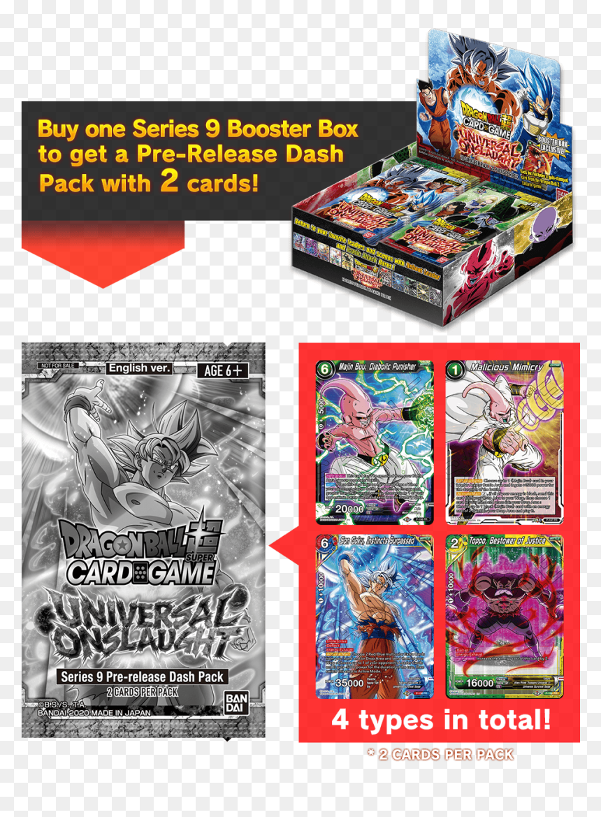 Buy One Series 9 Booster Box To Get A Pre-release Dash - Series 8 Tournament Kit, HD Png Download - onslaught png