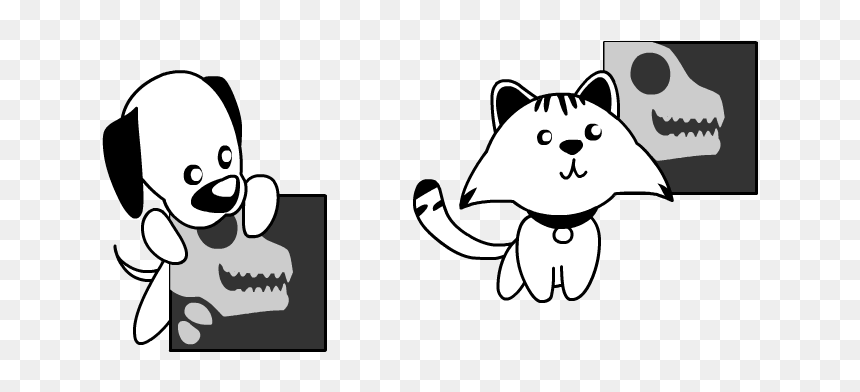 Xray Clipart Pet - Cartoon, HD Png Download - xray png