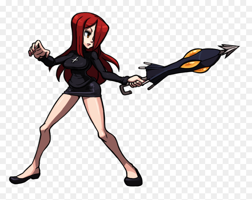 Skullgirls Parasoul Gif , Png Download - Fighting Game Idle Animations, Transparent Png - skullgirls png