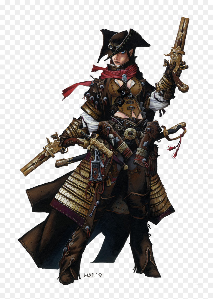 Cristina Black - Pathfinder Gunslinger, HD Png Download - gunslinger png