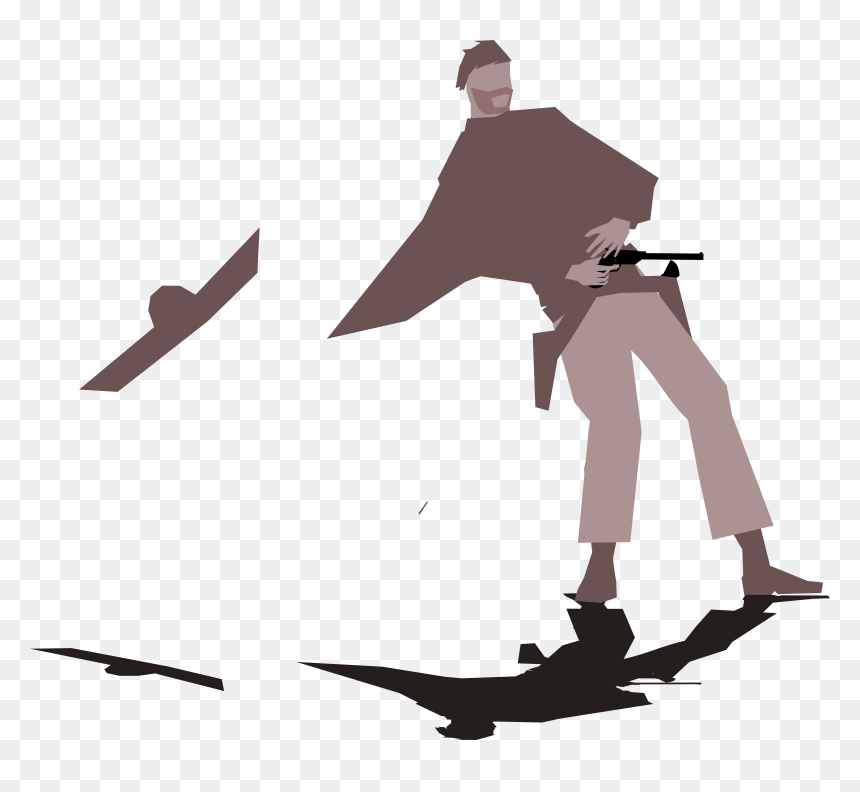 Gunslinger Clip Arts - Clip Art, HD Png Download - gunslinger png