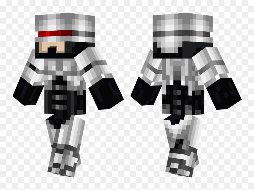 Raven Minecraft Skin , Png Download - Robocop Minecraft Skin, Transparent Png - raven skin png