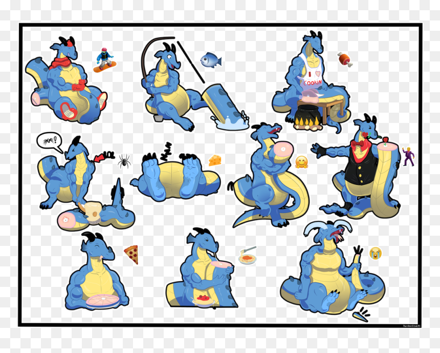 Dragon Tail Telegram Stickers - Dragon Telegram Stickers, HD Png Download - dragon tail png