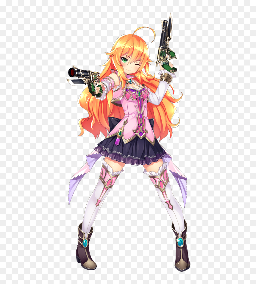 Aura Kingdom Gunslinger , Png Download - Aura Kingdom Gunslinger, Transparent Png - gunslinger png