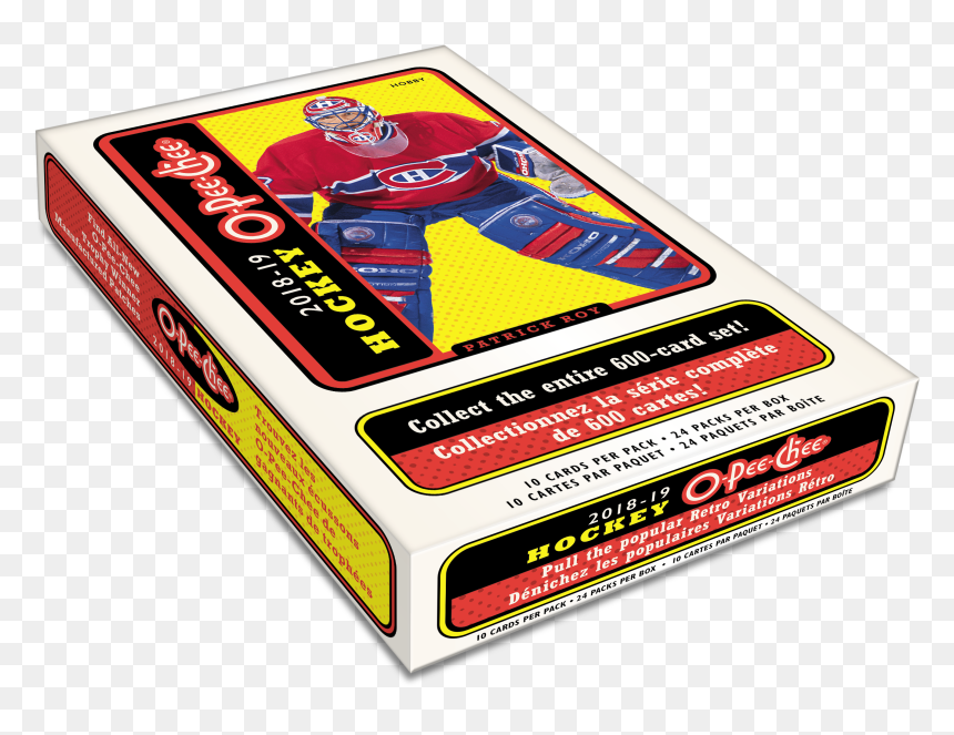 18 19 Upper Deck O Pee Chee Hockey - Cartes De Hockey Clipart, HD Png Download - pee png