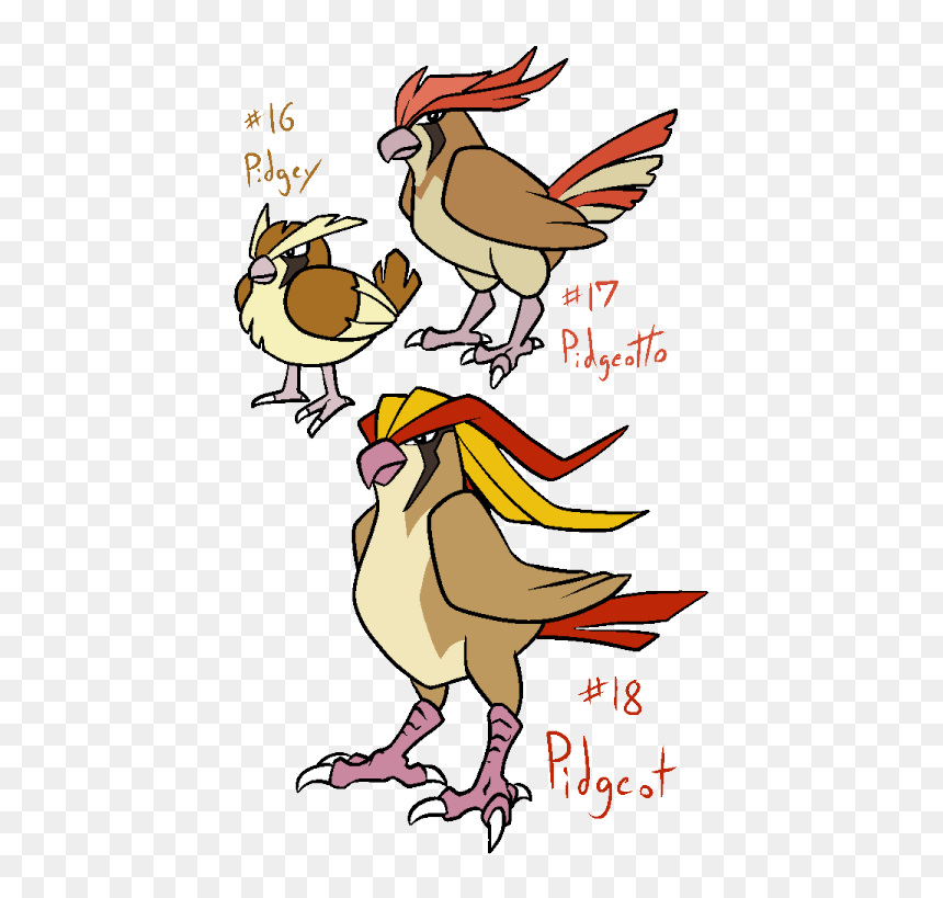 Agathaarts - Cartoon, HD Png Download - pidgeotto png