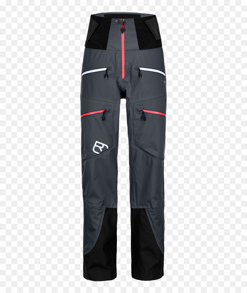 3l Guardian Shell Freeride Pants Women Black Raven - Ortovox Ski Pants, HD Png Download - raven skin png