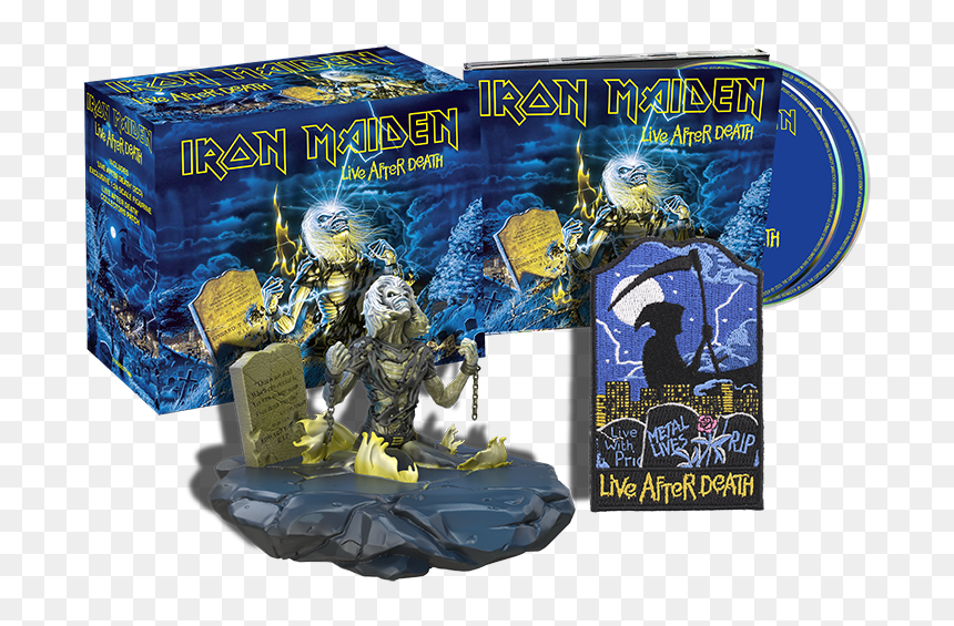 750 Ladbox - Iron Maiden Live After Death Remastered, HD Png Download - iron maiden png