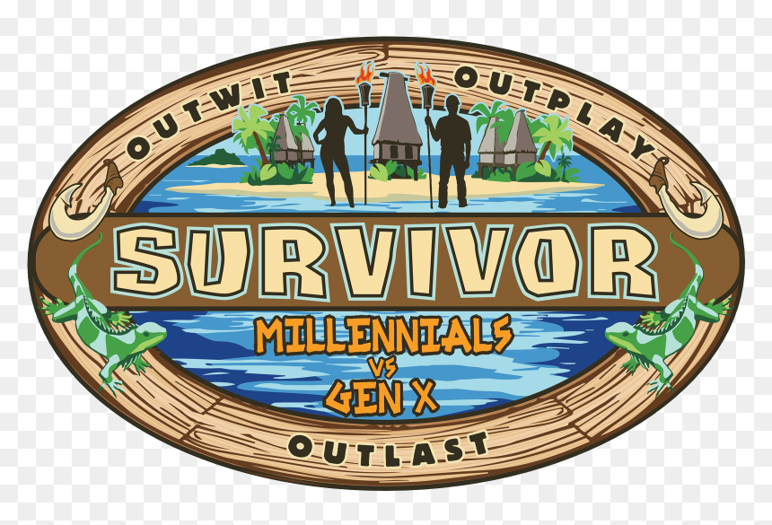 Stay Safe, Everyone - Survivor Millennials Vs Gen X Logo, HD Png Download - millennial png