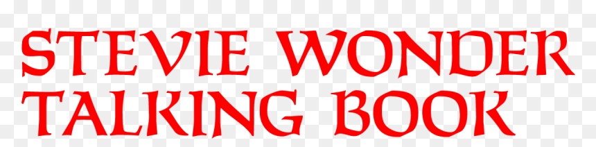 Stevie Wonder "talking Book" - Stevie Wonder Logo Png, Transparent Png - stevie wonder png