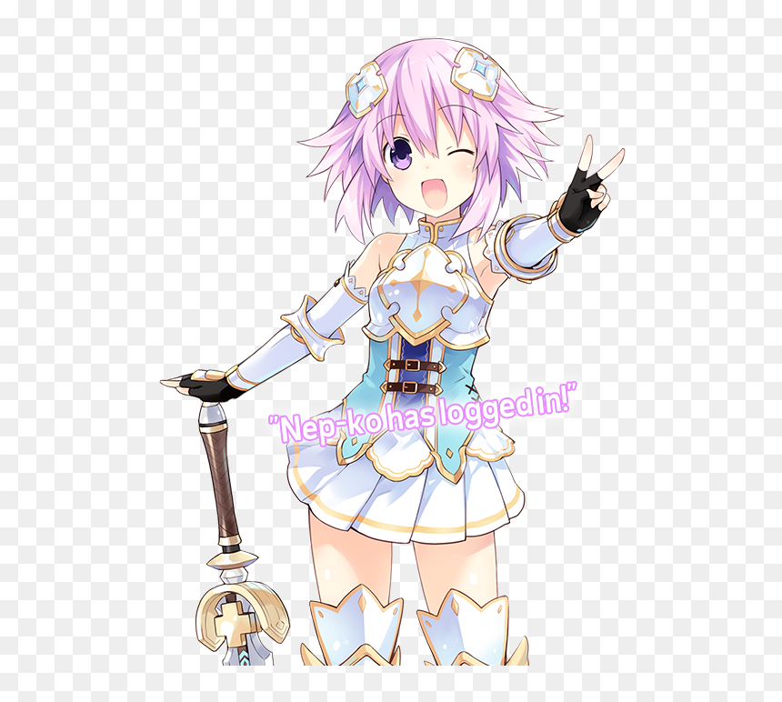 Cyberdimension Neptunia 4 Goddesses Online Neptune, HD Png Download - neptunia png