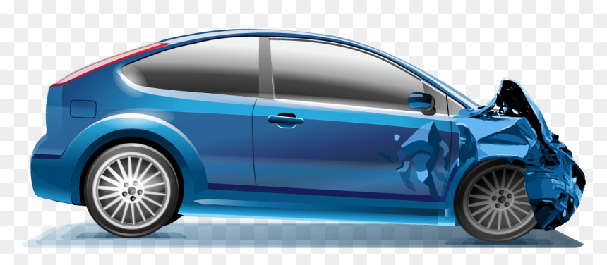 Green Ford Cars, HD Png Download - wrecked car png