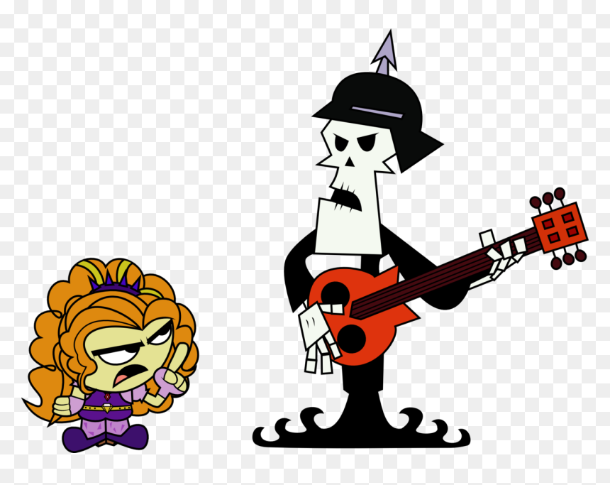 Adagio Dazzle, Artist - Grim Adventures Of Billy And Mandy Fighting, HD Png Download - billy and mandy png