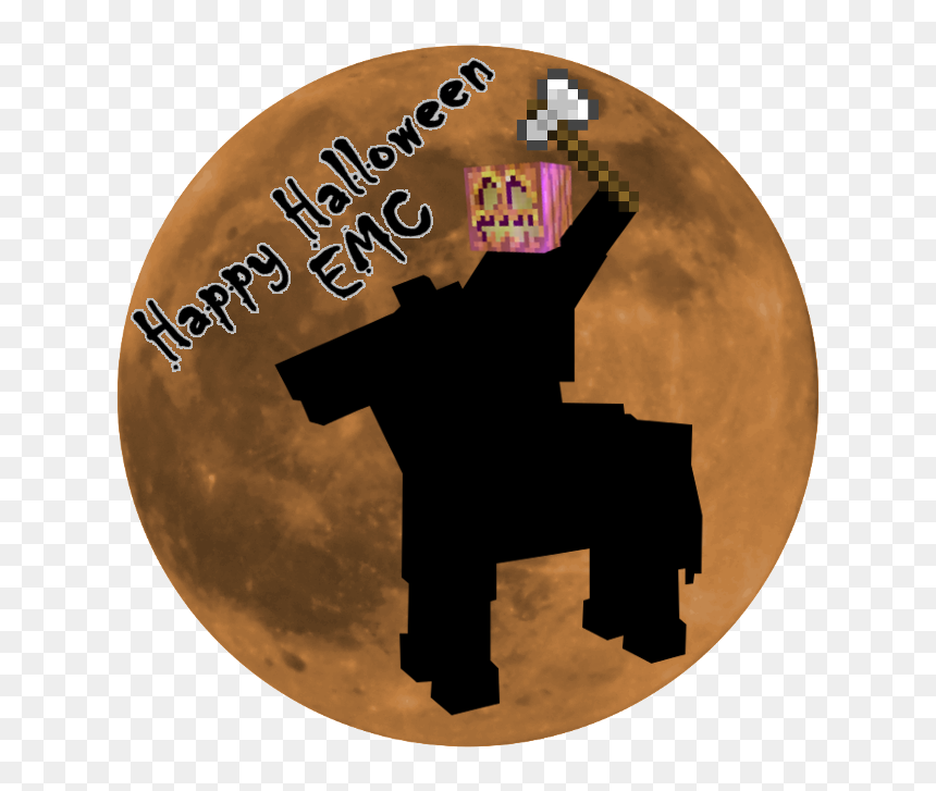 Transparent Spooky Moon Png - Circle, Png Download - minecraft moon png