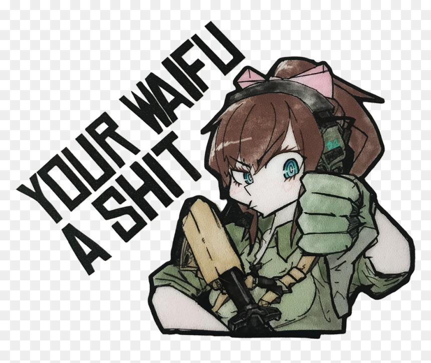 Edgy Sayori , Png Download - Weapons Grade Waifus, Transparent Png - edgy png