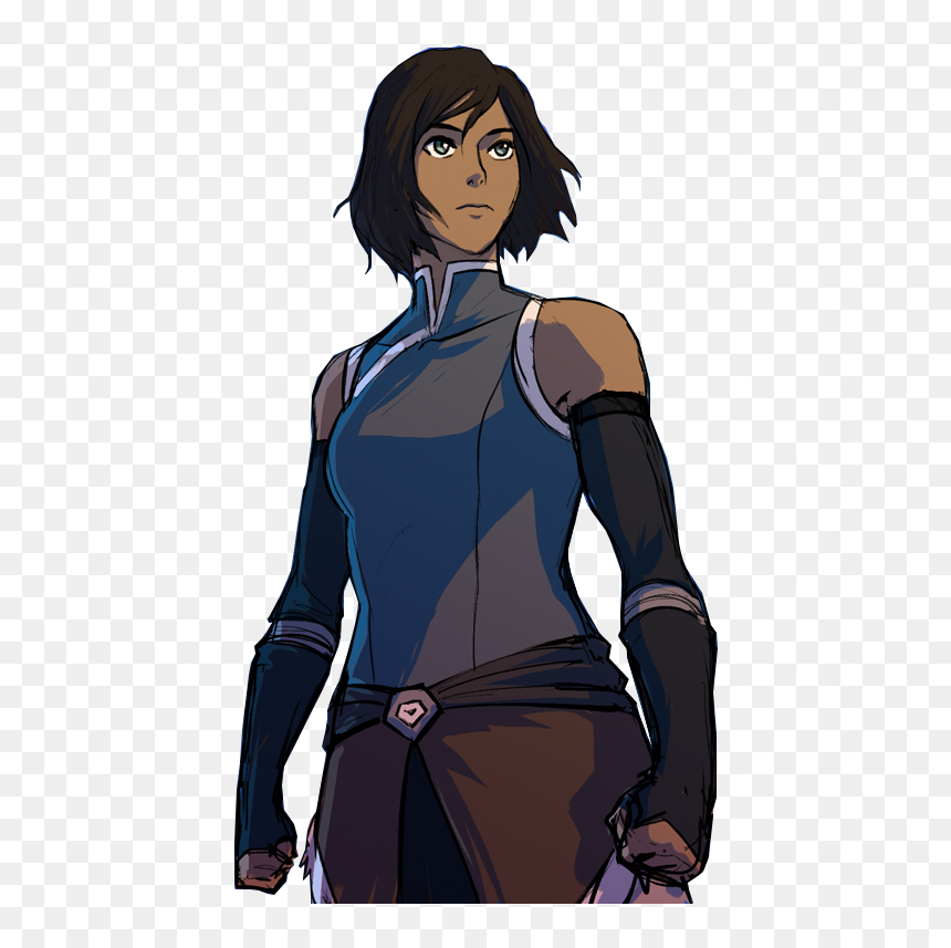 Korra Transparent Book - Legend Of Korra Korra Short Hair, HD Png Download - korra png