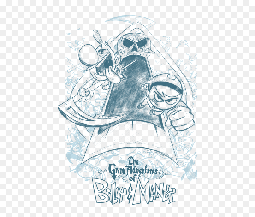 Click And Drag To Re-position The Image, If Desired - Bill And Mandy Drawings, HD Png Download - billy and mandy png