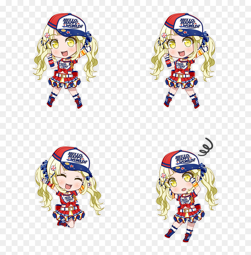 弦巻 こころ 7 番 ライト, HD Png Download - chara png
