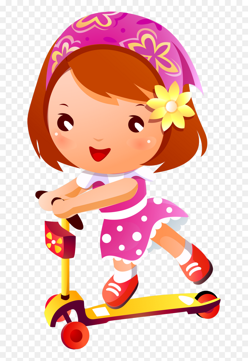 Person Clipart Dizzy - Kids Sports Cartoon Girls, HD Png Download - dizzy png