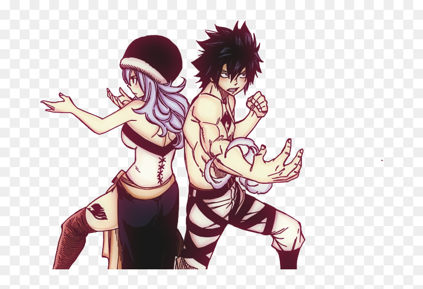 Fairy Tail Juvia And Gray Strip, HD Png Download - juvia png