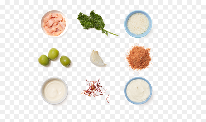 Smoky Chicken & Aioli With Saffron Rice & Olives - Kale, HD Png Download - blue apron png