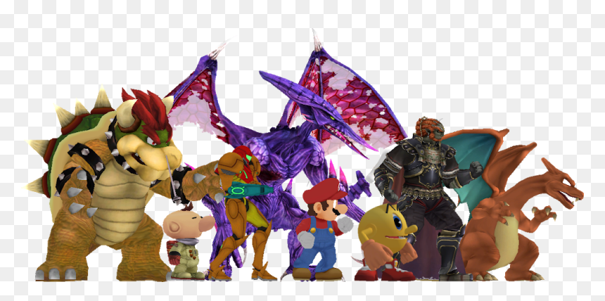 Ridley Smash Bros Size, HD Png Download - king harkinian png