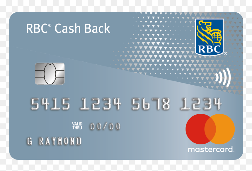Rbc Cashback Card, HD Png Download - card back png