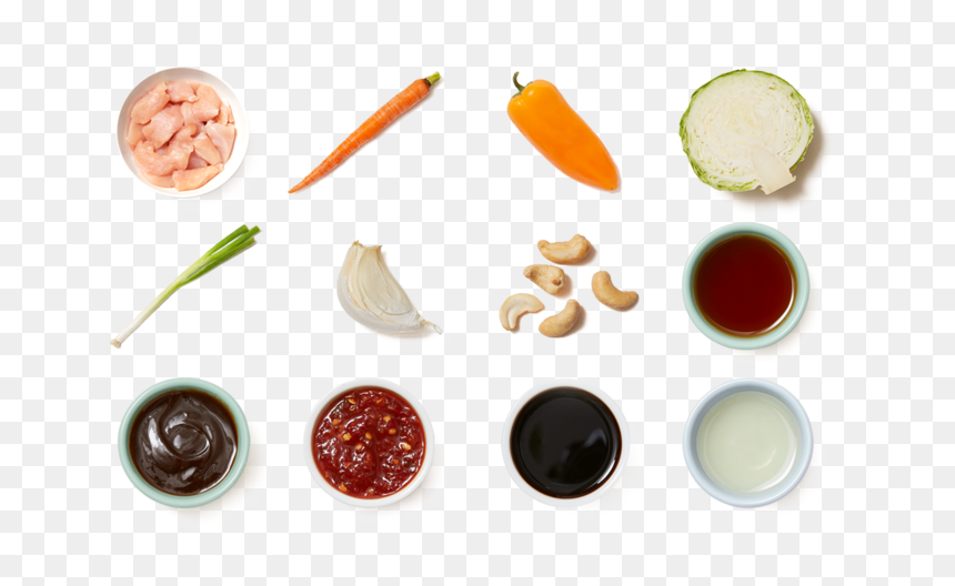Spicy Cashew Chicken With Peppers & Cabbage - Carrot, HD Png Download - blue apron png