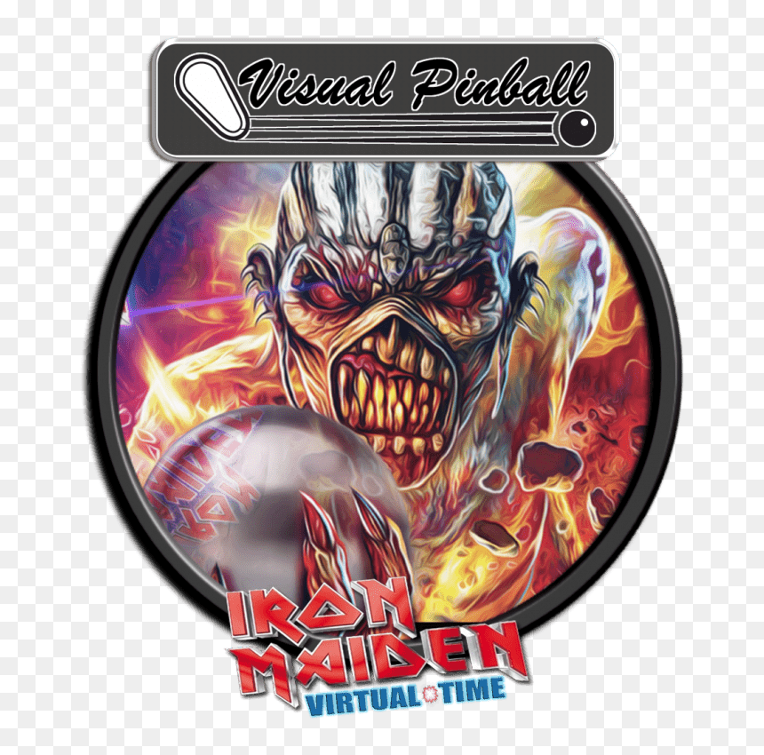 Iron Maiden Virtual Time, HD Png Download - iron maiden png