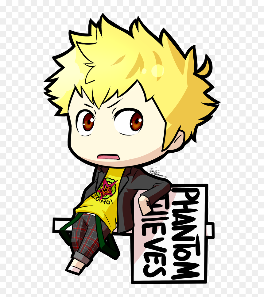 Persona 5 Ryuji Png - Fanart Ryuji Persona 5, Transparent Png - morgana png