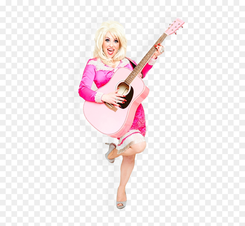 Kelly O Brien Dolly Parton , Png Download - Dolly Parton Pink Guitar, Transparent Png - dolly parton png