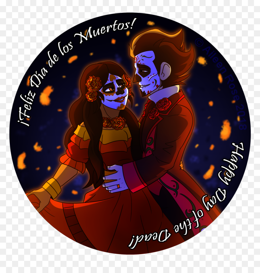 ¡feliz Día De Los Muertos /happy Day Of The Dead Everyone - Love, HD Png Download - dia de muertos png