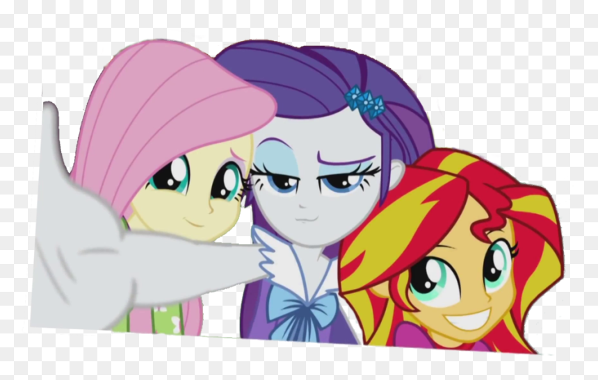 Eg Rainbow Rocks Lemme Take A Selfie - My Little Pony Fluttershy Pets Equestria Girl, HD Png Download - eg3 png pictures
