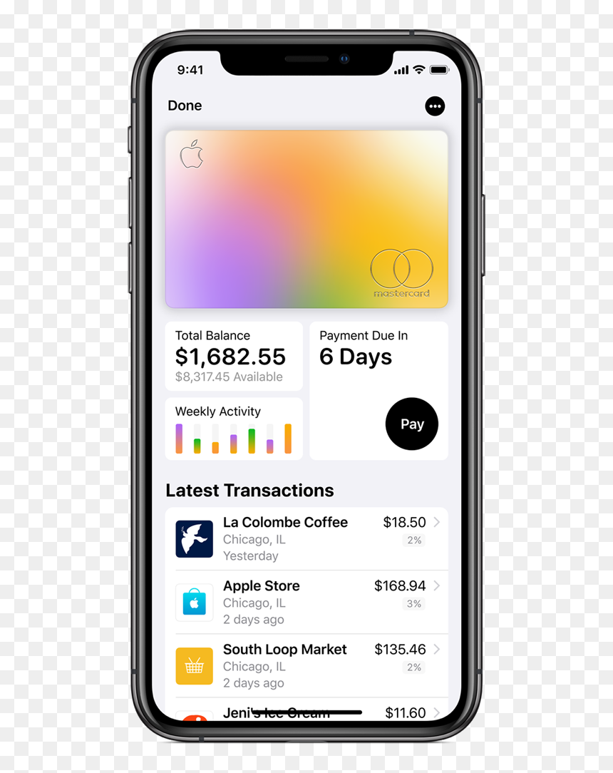 Apple Card Monthly Installments, HD Png Download - card back png