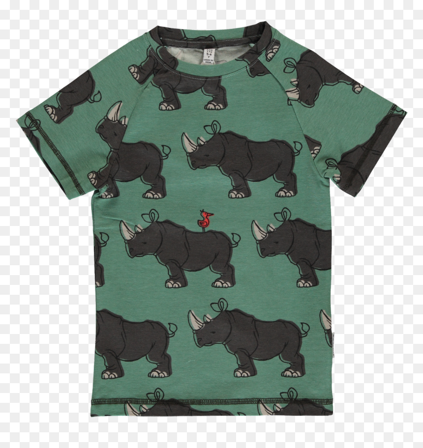 Indian Rhinoceros, HD Png Download - camiseta png
