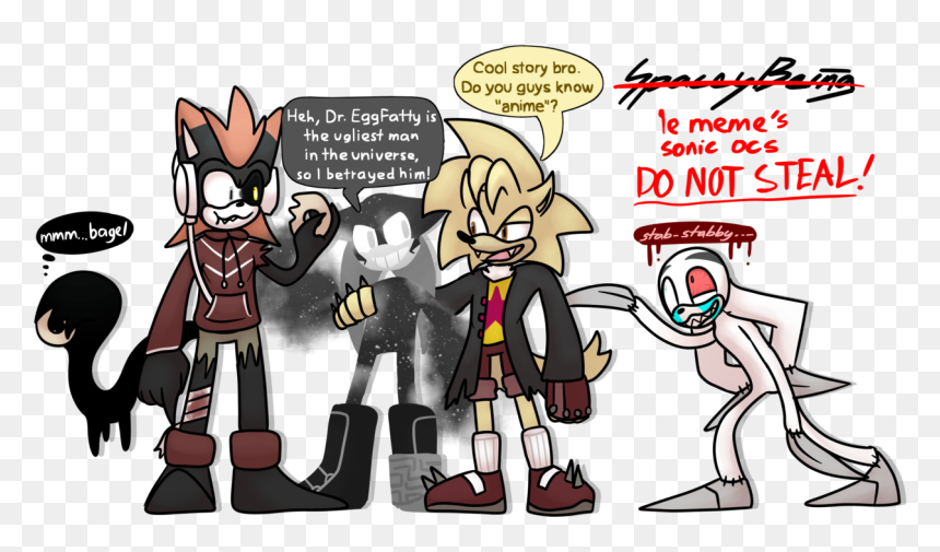 Mary Sue Sonic Oc, HD Png Download - edgy png