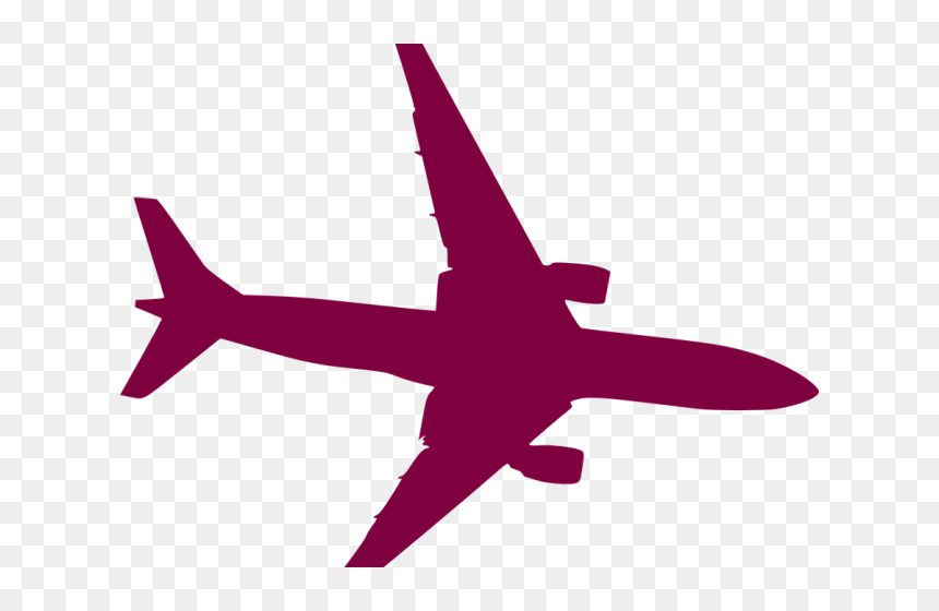 Jet Clipart Commercial Airplane - Transparent Background Clipart Plane, HD Png Download - commercial airplane png