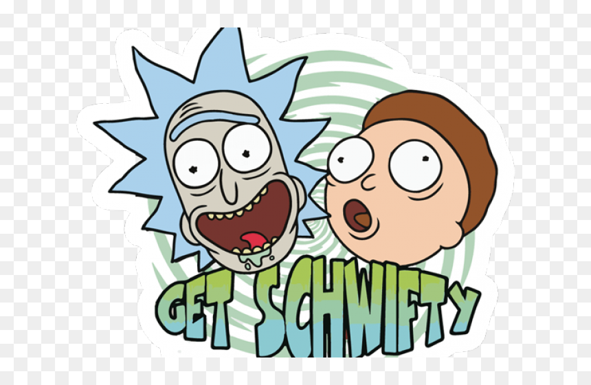 Rick And Morty Clipart Happy - Rick And Morty Clipart, HD Png Download - morty face png