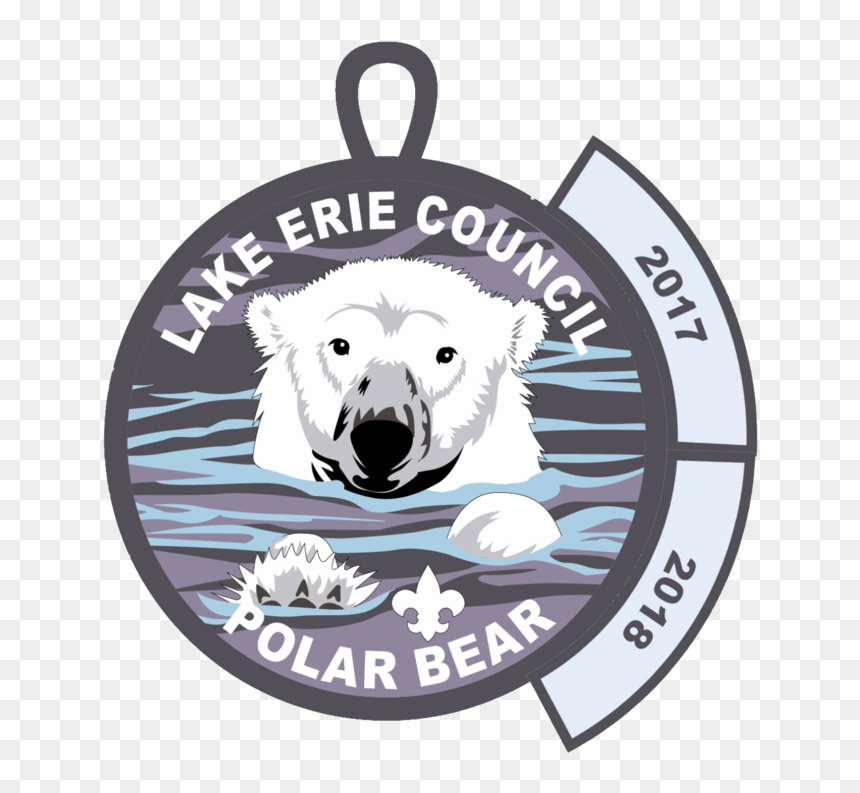 Polar Bear With Years - American Eskimo Dog, HD Png Download - bear cub png