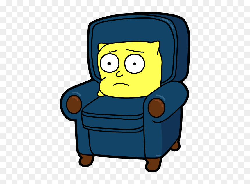 Turkey Face And Butt Clipart Royalty Free Download - Pocket Mortys Chair Morty, HD Png Download - morty face png