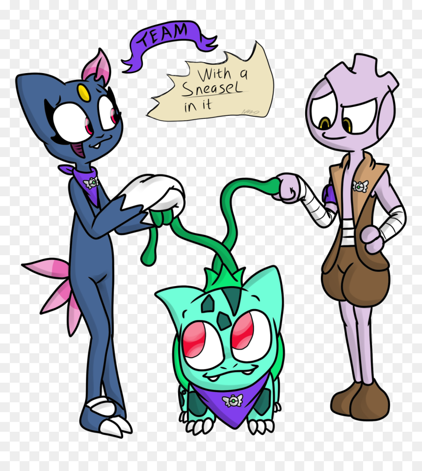 The Bois Just Chillin’ - Cartoon, HD Png Download - sneasel png