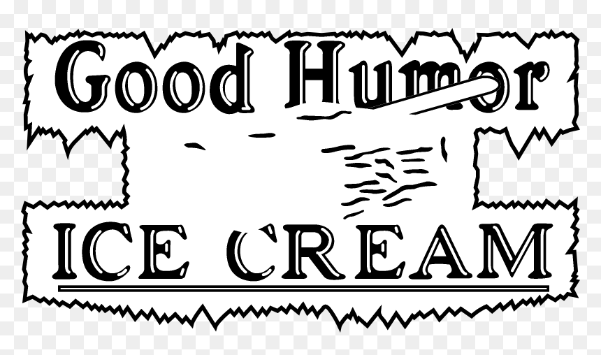 Good Humor 2 Logo Black And White , Png Download - Good Humor Ice Cream, Transparent Png - humor png